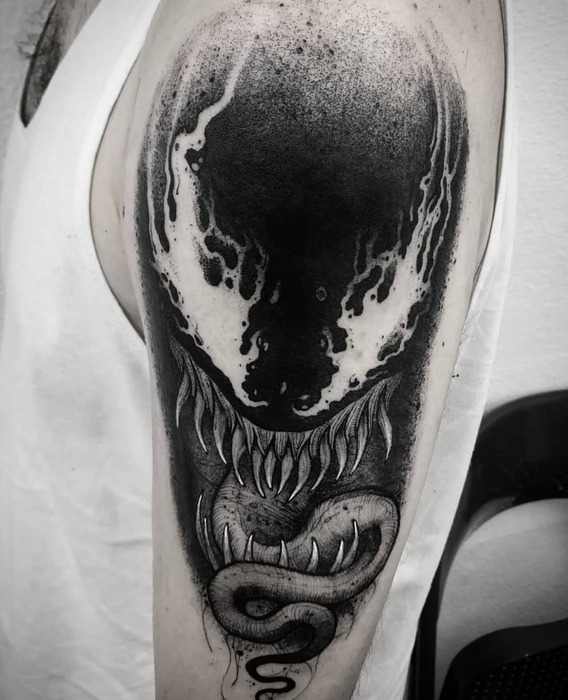 40 Remarkable Venom Tattoo Ideas Electrifying Body Design Collection   Saved Tattoo